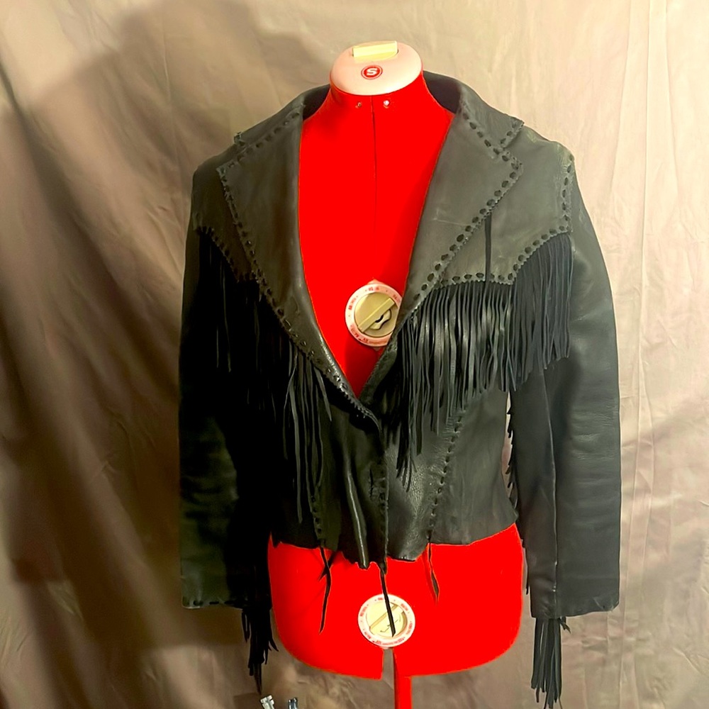 Womens leather jacket